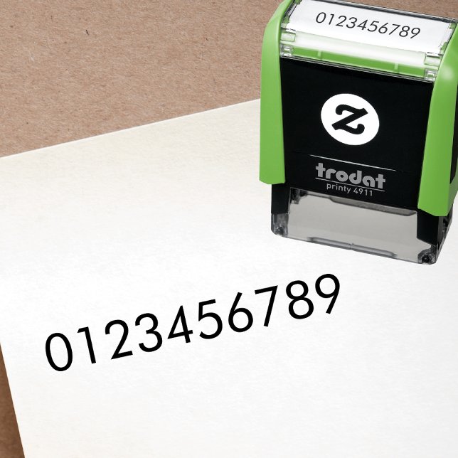 Tampon Auto-encreur Texte simple d'une ligne (Créateur téléchargé)