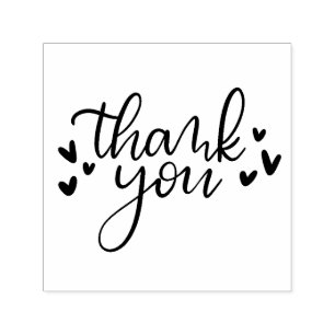 Tampon Auto-encreur Timbre auto-alimentant Merci