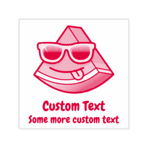 Tampon Auto-encreur Timbre auto-encastré de dessin de pastèque