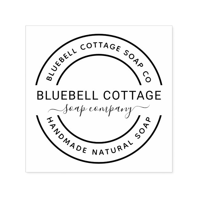 Tampon Auto-encreur Timbre auto-encastré de la société de savon person (Design)