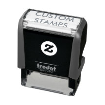 Timbre auto-encastré personnalisé de 1,8 po x 0,65
