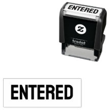Timbre auto-encrage du document saisi