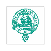 Timbre Crest Clan MacGregor (Choisissez Encre Coul