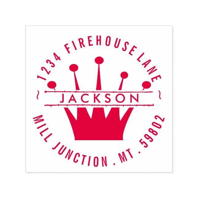 Tampon Auto-encreur Timbre d'adresse de retour auto-alimentée de la Co (Design)