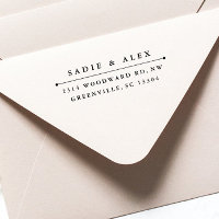 Timbre d'adresse de retour automatique "classique"