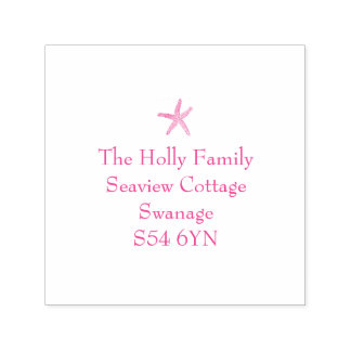 Tampon Auto-encreur Timbre d'adresse Starfish