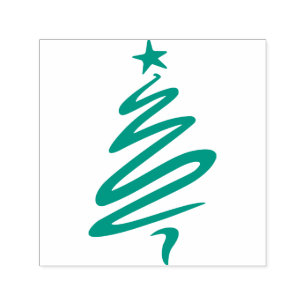 Tampon Auto-encreur Timbre d'arbre de Noël