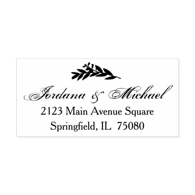 Tampon Auto-encreur Timbre de faire-part de mariage *Bella Giornata* (Design)