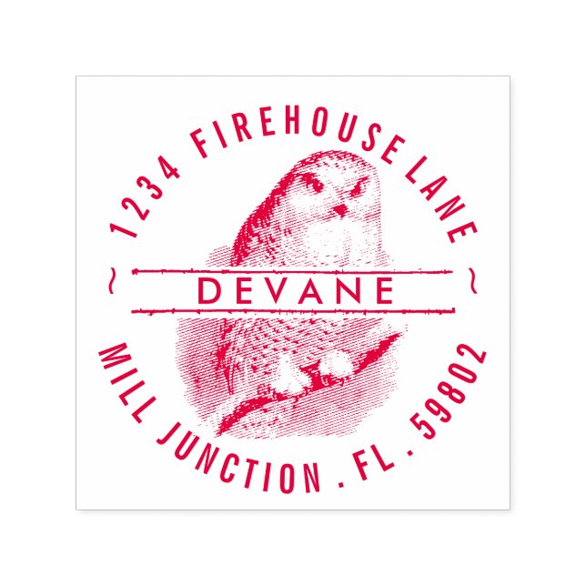 Tampon Auto-encreur Timbre de l'adresse de retour auto-alimentée de la (Design)