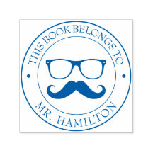 Timbre de livre de bibliothèque personnalisée - Ex