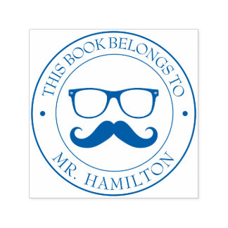 Tampon Auto-encreur Timbre de livre de bibliothèque personnalisée - Ex