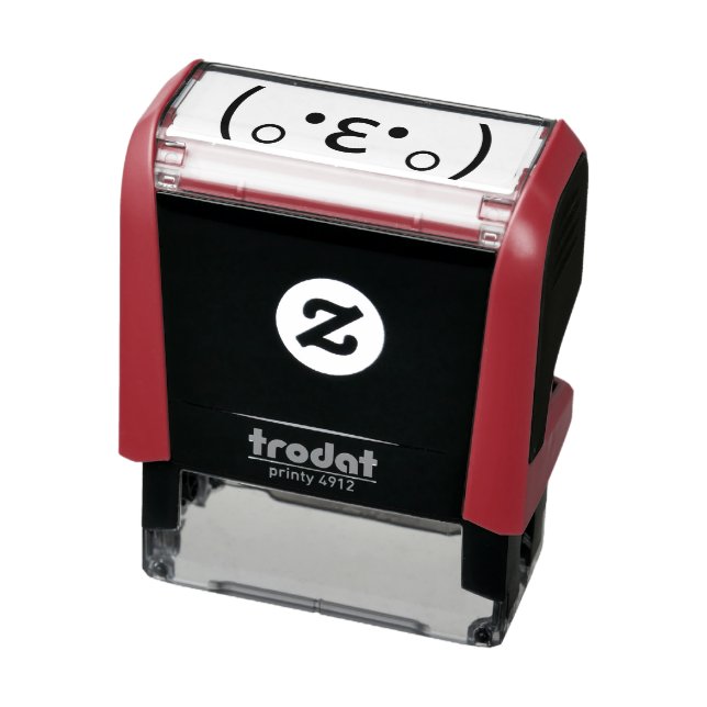 Tampon Auto-encreur Timbre d'encre émoji KISS (Produit)