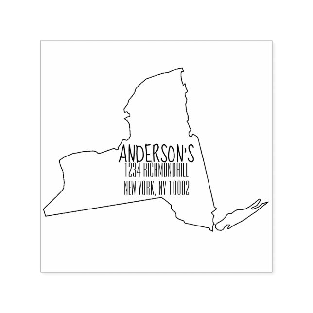 Tampon Auto-encreur Timbre en caoutchouc auto-alimenté de l'État de Ne (Design)