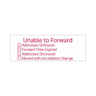 Tampon Auto-encreur Timbre en caoutchouc auto-encollé UTF