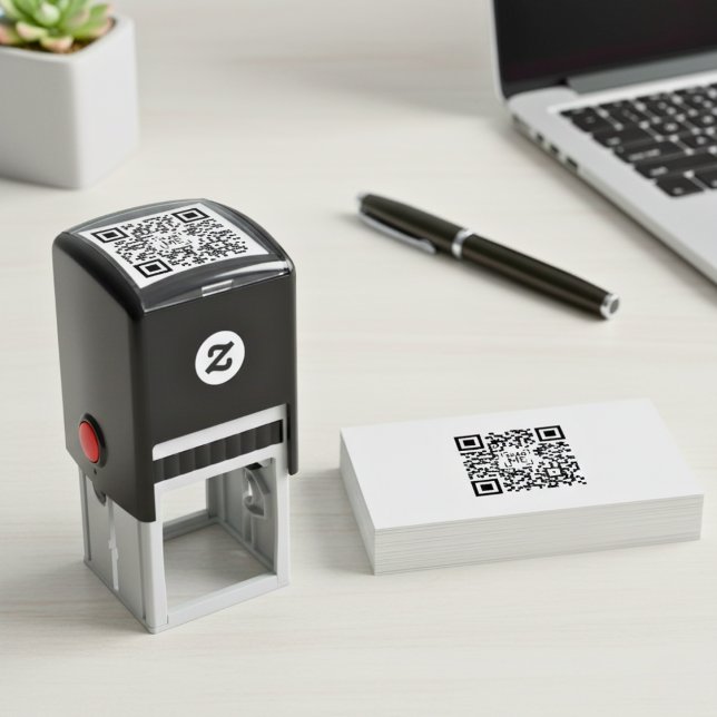 Tampon Auto-encreur Timbre en caoutchouc QR Code (QR Code Rubber Stamp)