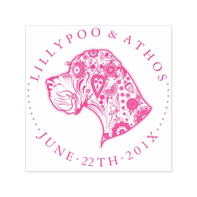 Tampon Auto-encreur Timbres de Danse Léger (Design)