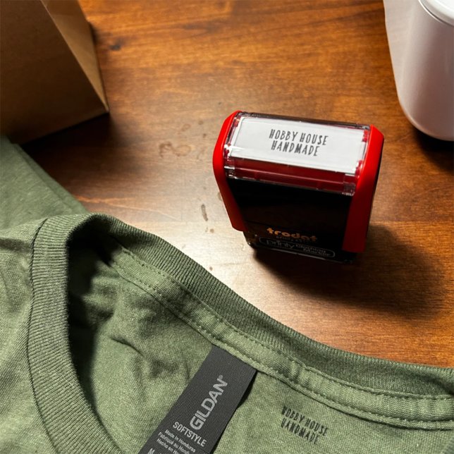 Tampon Auto-encreur Tissu de vêtements personnalisés (Créateur téléchargé)