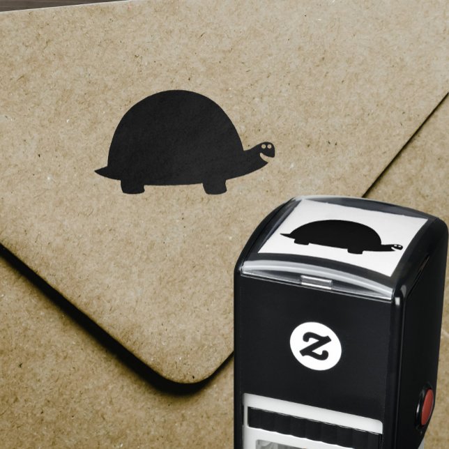 Tampon Auto-encreur Tortue drôle (Créateur téléchargé)