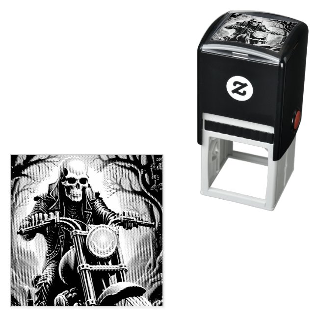 Tampon Auto-encreur Traverser les branches entremêlées (En situation)