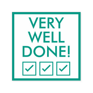 Tampon Auto-encreur "TRÈS BIEN FAIT !" Classement du tampon en caoutch