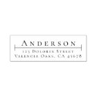 Type simple et élégant Adresse de retour