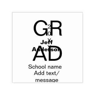 Tampon Auto-encreur Typographie moderne graduation simple minimum c