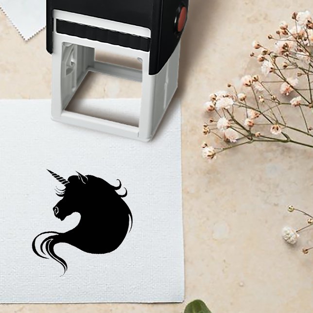 Tampon Auto-encreur Unicorn profil Love (Créateur téléchargé)