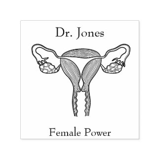 Tampon Auto-encreur Uterus, Organs Humains Auto-Encre Timbre En Caoutc