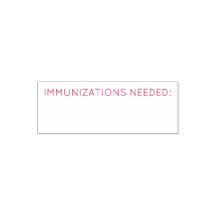 Vaccinations nécessaires estampille auto-encastrab