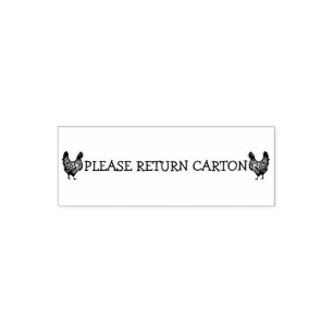 TAMPON AUTO-ENCREUR VEUILLEZ RETOURNER CARTON