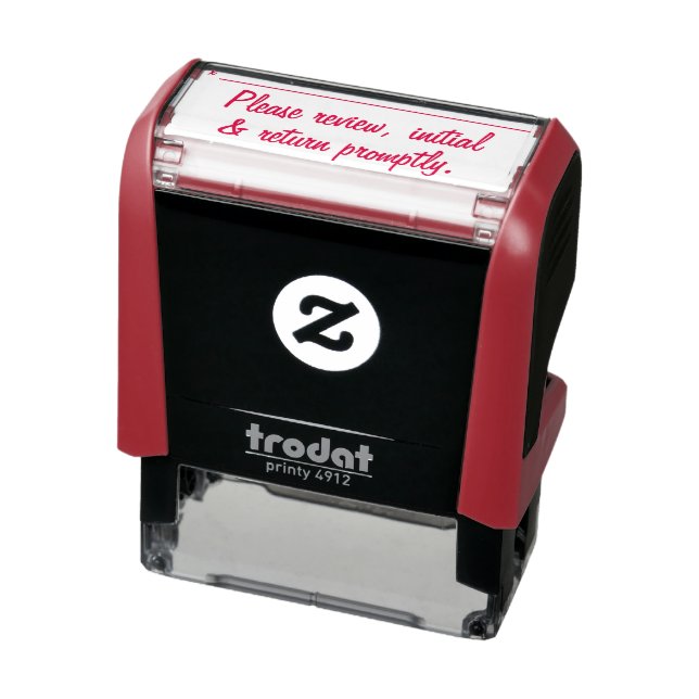 Tampon Auto-encreur "Veuillez vérifier, commencer et retourner rapidem (Produit)