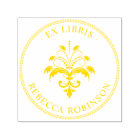 Vintage Damas et typographie | Bibliothèques Ex pe