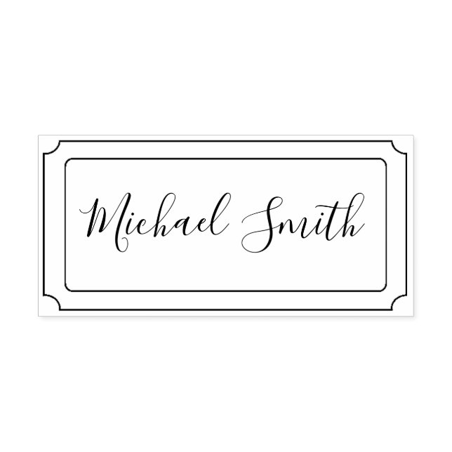 Tampon Auto-encreur Votre signature (Design)