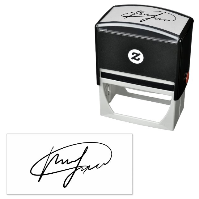 Tampon Auto-encreur Votre signature | Téléchargez votre nom manuscrit  (En situation)