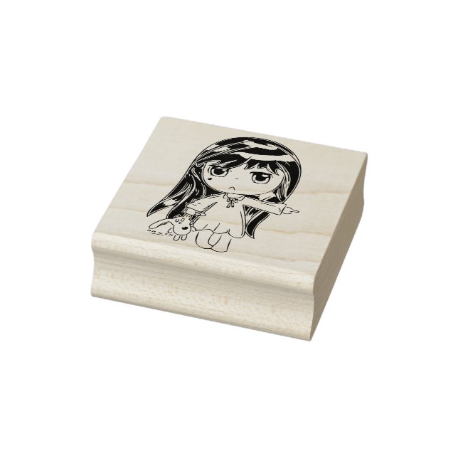 Tampon chibi petite fille (Tampon)
