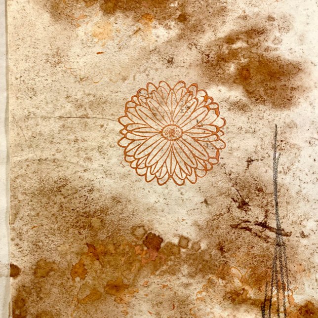 Tampon en bois de fleurs (Créateur téléchargé)