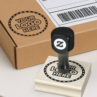 Tampon en caoutchouc avec logo simple pour la marq