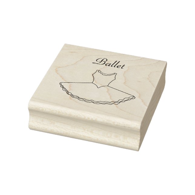 Tampon en caoutchouc Ballet Tutu (Tampon)