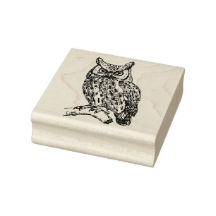 Tampon en caoutchouc de hibou