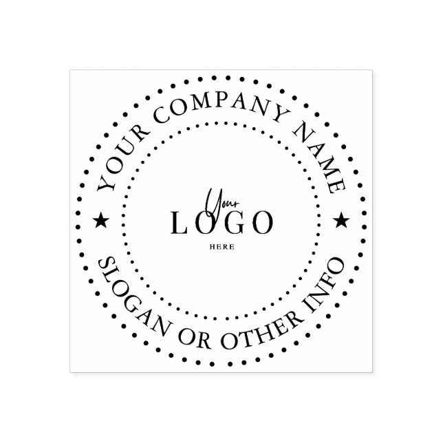 Tampon en caoutchouc de logo d'entreprise personna (Impression)