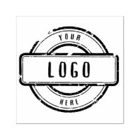 Tampon en caoutchouc grand format avec logo d'entr