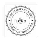 Tampon en caoutchouc personnalisé avec le logo de