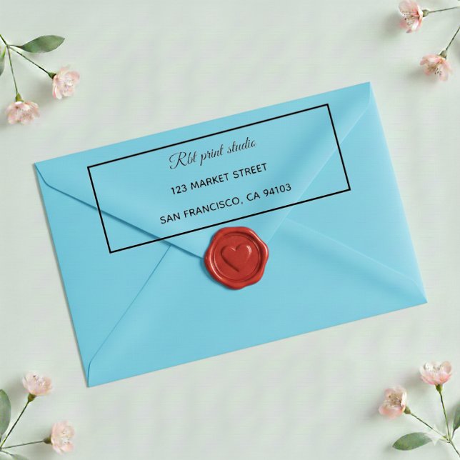 Tampon encreur moderne de professionnel pour adres (Créateur téléchargé)