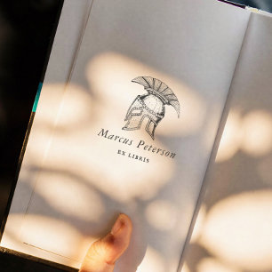 Tampon encreur personnalisé avec casque de centuri