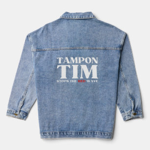 Tampon Tim Arrêtera Le Red Wave-Tim Walz 2024