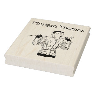 Tampons Encreurs 1930 s Fashionable Lady Golfer avec le club de gol