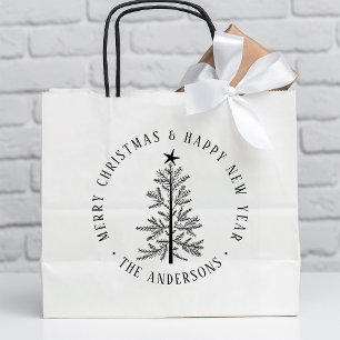 Tampons Encreurs 4X5 Joyeux Noël & Bonne Année Simple