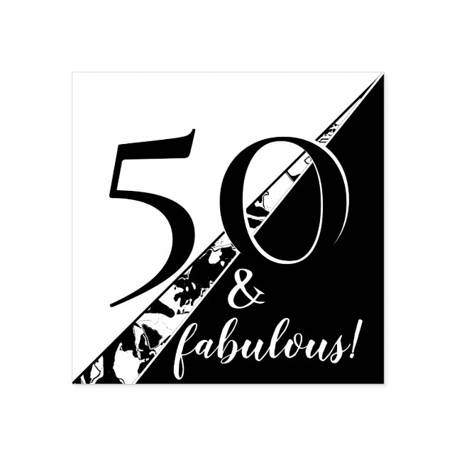 Tampons Encreurs "50 et fabuleux !" (Impression)