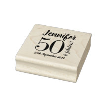 50e anniversaire 50 & Fabuleuse Typographie de scr
