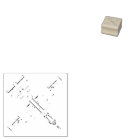 A-10 Jeteur de phacochère Top View Bois Timbre